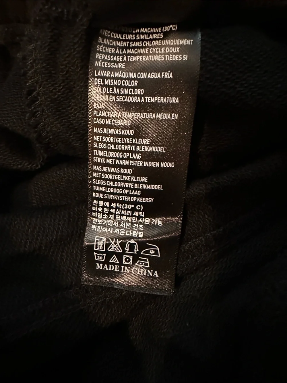 Rich & Rotten black joggers size small. Thick, warm fabric. NWOT.